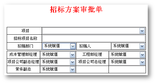 招投标管理——oa招标方案审批